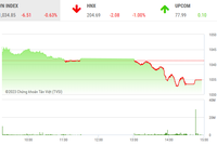 Giao dịch chứng khoán phiên chiều 25/4: Nhóm công ty chứng khoán bị chốt lời