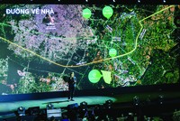 Xu hướng phát triển dự án ra các đô thị vệ tinh ngày càng được định hình rõ nét (Trong ảnh: Lễ giới thiệu dự án Eco Retreat, Long An). Ảnh: Dũng Minh.