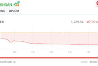 Thị trường giảm mạnh, một số cổ phiếu khoáng sản ngược dòng trong phiên chiều 3/4