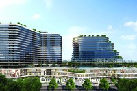 Phối cảnh dự án Diamond Sky. Ảnh: Lê Toàn.