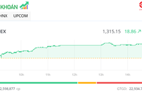 Các trụ cột đồng thuận cao, VN-Index băng qua mốc 1.315 điểm