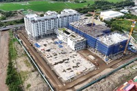 Dự án nhà ở xã hội cho công nhân thuê tại TP. Thủ Đức. Ảnh: Trọng Tín.