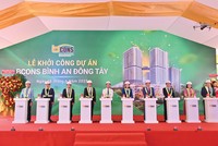 Lễ khởi công dự án Bcons Bình An Đông Tây. Ảnh: Việt Dũng.