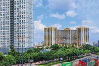 Dự án căn hộ Centum Welth tại TP. Thủ Đức mở bán lần đầu năm 2019 với giá trung bình 30 triệu đồng/m2, nay tăng lên 60 triệu đồng/m2.Ảnh: Lê Toàn.