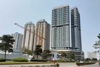 Tây Hồ Tây đang là khu vực “hot” với các dự án nhà ở, văn phòng, bán lẻ...Ảnh: Bình Minh.