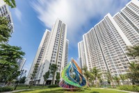 Để phát triển một dự án bất động sản, nguồn vốn tín dụng là rất quan trọng. Ảnh Dũng Minh.