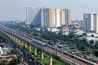 Tại TP.HCM, mức độ tăng giá của căn hộ chung cư đã vượt xa nhà liền thổ. Ảnh: Lê Toàn.