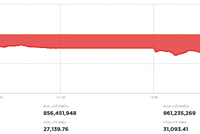 Nhiều bluechip nới đà giảm, VN-Index thủng vùng đáy cũ