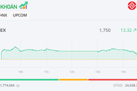 VN-Index giữ vững mốc 1.750 điểm, cổ phiếu dầu khí và ngân hàng là điểm tựa