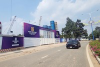 Khu vực Bình Dương cũ đang chứng kiến sự xuất hiện dày đặc của các dự án mới. Ảnh: Việt Dũng.
