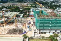 Dự án Monrei Saigon đang được đẩy nhanh tiến độ thi công.