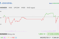 Nỗ lực ở những phút cuối, VN-Index có phiên tăng thứ 7 liên tiếp