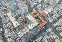 Dự án The Grand Manhattan nhìn từ trên cao. Ảnh: Lê Toàn.