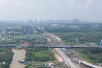 Mạng lưới giao thông kết nối khu Nam TP.HCM với các tỉnh Đông Nam Bộ dần hoàn thiện. Ảnh: Lê Toàn.