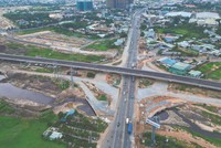 Khu vực đường Vành đai 3 đoạn qua Bình Dương cũ. Ảnh: Lê Toàn.
