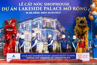 Đất Xanh Miền Trung tiến hành cất nóc khu Shophouse dự án  Lakeside Palace tại khu Tây Bắc Đà Nẵng