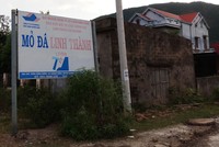 Một điểm kinh doanh của Công ty Linh Thành Quảng Bình, doanh nghiệp nợ thuế với con số kỷ lục.