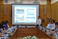 Đại diện Ngân hàng VietinBank trình bày đề án.