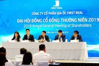 Đại hội cổ đông công ty First Real đã thông qua chỉ tiêu doanh thu lên mức 350 tỷ đồng.