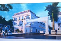 Hình ảnh phối cảnh quảng cáo sai sự thật về khu đất số 67 đường Vạn Xuân, TP Huế của Công ty cổ phần Tập đoàn Khải Tín.