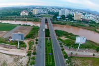 Một góc thành phố Kon Tum Ảnh: HTL