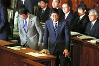 Thủ tướng Nhật Bản Shinzo Abe tại phiên họp của Hạ viện ngày 31/5