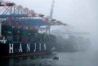 Đội tàu của Hanjing giảm xuống 10 lần