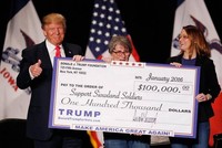 Tổng thống Trump chỉ bỏ 2,8 triệu USD cho quỹ từ thiện mang tên mình