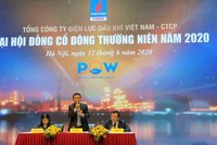 Ông Hồ Công Kỳ, Chủ tịch PV Power phát biểu tại Đại hội