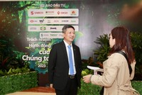 Ông Nguyễn Văn Thức, Phó tổng giám đốc, Nhựa Tiền Phong chia sẻ bên lề Hội thảo