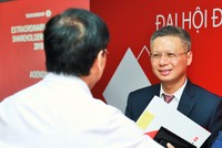 Ông Nguyễn Lê Quốc Anh, Tổng giám đốc Techcombank tại Đại hội