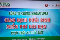 VPBS công bố miễn phí giao dịch phái sinh dài hạn