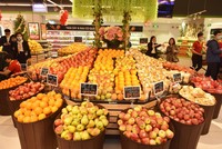 Hàng hóa trong siêu thị Vinmart