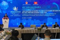 Ông Phạm Thanh Hà, Phó Thống đốc Ngân hàng Nhà nước Việt Nam phát biểu tại Hội thảo