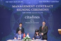 Công ty cổ phần Tri Việt Hội An ký kết hợp tác chiến lược với The Ascott Limited