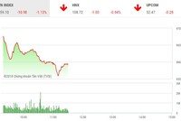 Phiên sáng 15/10: Sắc đỏ lại bao trùm bảng điện tử, VN-Index mất gần 11 điểm