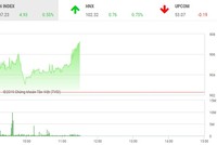 Phiên sáng 21/1: Dòng bank giúp duy trì sắc xanh