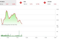 Phiên sáng 8/3: Sắc đỏ tràn bảng điện tử, YEG lao dốc không phanh