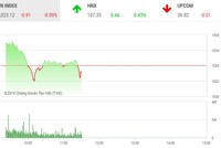 Phiên sáng 8/11: Giao dịch ảm đạm, VN-Index tiếp tục điều chỉnh