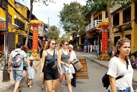 Những ngày này, khách Tây chiếm đa số ở Hội An