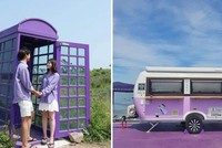 Khám phá hòn đảo “tím lịm tim“