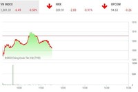 Giao dịch chứng khoán sáng 10/6: Đe dọa mốc 1.300 điểm, nhóm cổ phiếu than nóng trở lại