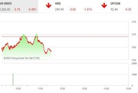 Giao dịch chứng khoán sáng 22/8: Thị trường giật lùi, thanh khoản tăng vọt