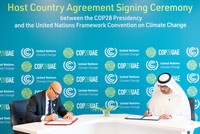 UAE và Cơ quan chống Biến đổi Khí hậu Liên hợp Quốc (UN Climate Change) ra mắt Thông cáo chung về COP28