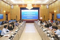 Ông Nguyễn Đức Trung, Phó cục trưởng Cục Phát triển doanh nghiệp, Bộ Kế hoạch và Đầu tư phát biểu tại hội nghị