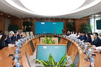 Đại diện Lãnh đạo BIDV và Cơ quan Phát triển Pháp (AFD) tại buổi làm việc"