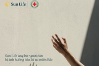 Sun Life Việt Nam hỗ trợ 1,8 tỷ đồng cho người dân chịu ảnh hưởng nặng nề từ bão Yagi
