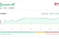 Dòng tiền sôi động, VN-Index lên sát mốc 1.290 điểm