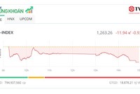 VN-Index mất gần 12 điểm, nhưng thanh khoản cao nhất 2 tháng 