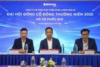 Công ty cổ phần Phát triển Năng lượng Sơn Hà (mã chứng khoán SHE) đã tổ chức thành công Đại hội đồng cổ đông thường niên 2025 thông qua kế hoạch kinh doanh với mục tiêu doanh thu 250 tỷ đồng, lợi nhuận sau thuế 15 tỷ đồng.